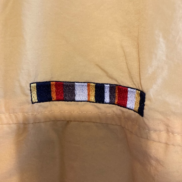 Catalina Vintage Track Windbreaker Jacket Yellow Gold Size Medium Lined - Picture 8 of 9